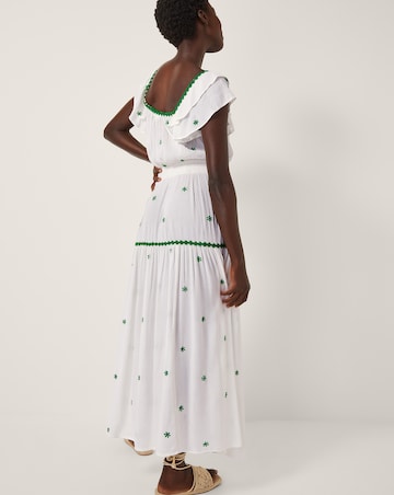Monsoon Isabelle Square Neck Midi Dress