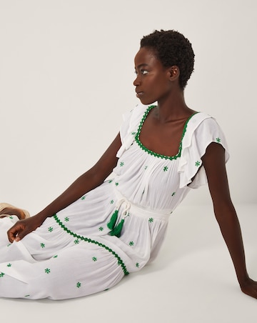 Monsoon Isabelle Square Neck Midi Dress