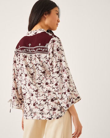 Monsoon Jacqueline Floral Print Top