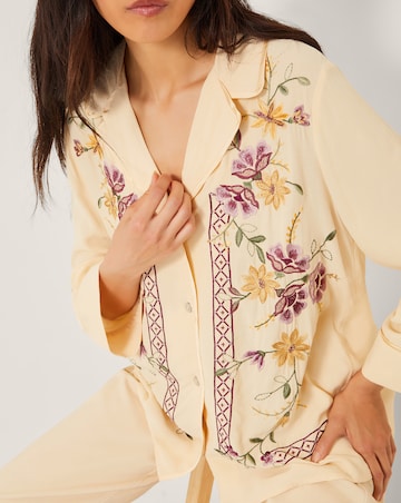 Monsoon Elodie Floral Embroidered Shirt