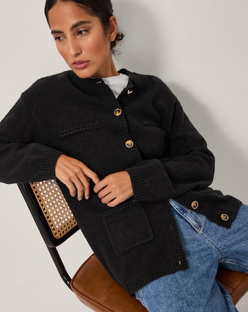 Monsoon Bella Braid Pocket Cardigan