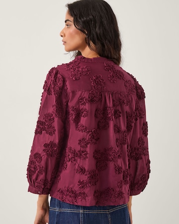 Monsoon Blair Floral Applique Blouse