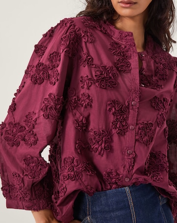Monsoon Blair Floral Applique Blouse