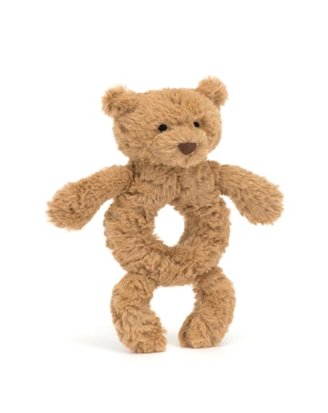 Jellycat - Bartholomew Bear Ring Rattle