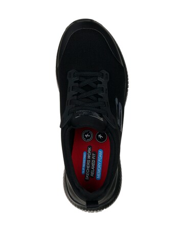 skechers black work sneakers