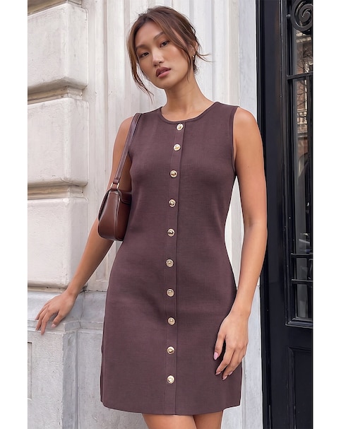 Roman Knitted Pinafore Dress