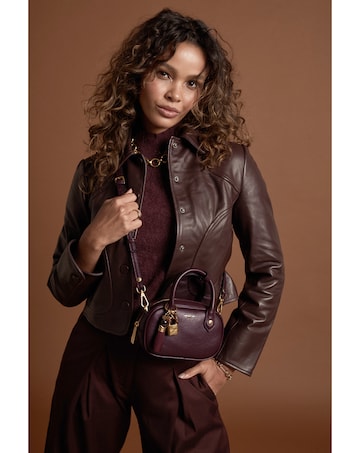 Luella Grey Ruthanna Black Cherry Mini Bowler