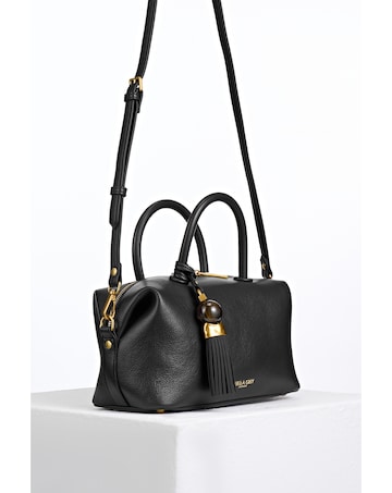 Luella Grey Alessia Black Bowler Tote