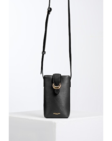 Luella Grey Wren Black Phone Bag