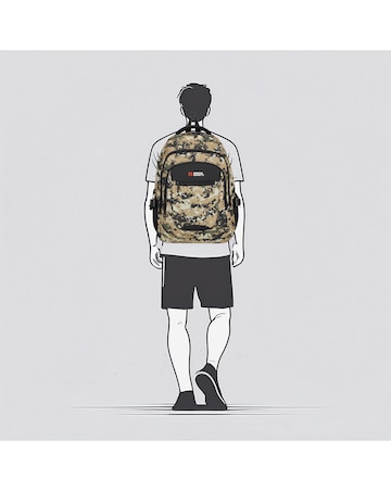 Enrico Benetti Santa Cruz Polyester 17" Laptop Rucksack