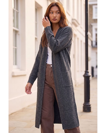 Roman Long Line Cardigan