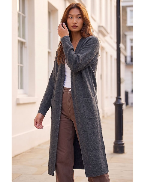 Roman Long Line Cardigan