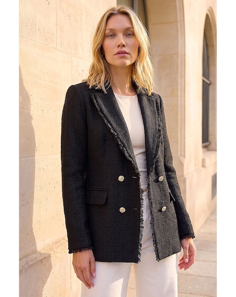 Roman Fray Mid Boucle Jacket