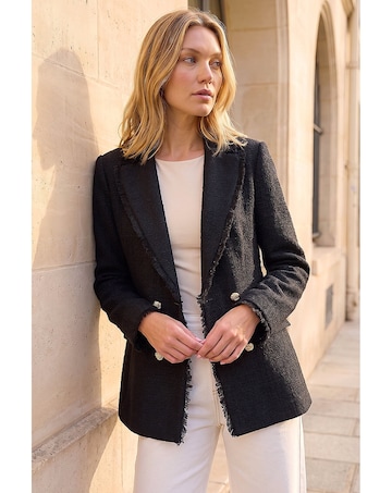 Roman Fray Mid Boucle Jacket
