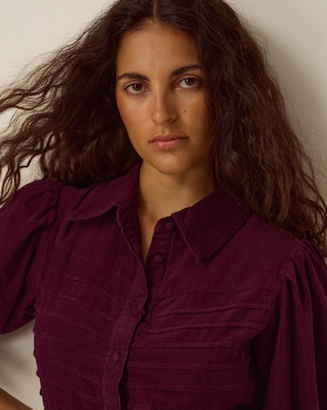 Monsoon Winnie Corduroy Midi Shirt Dress