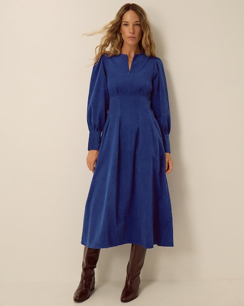 Monsoon Morgan Corduroy Midi Dress