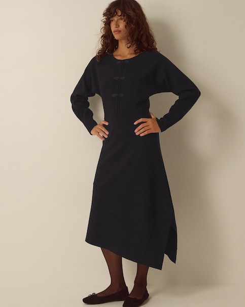 Monsoon Floy Knitted Midi Dress
