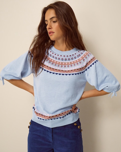 Monsoon Fia Fair Isle Knit Jumper