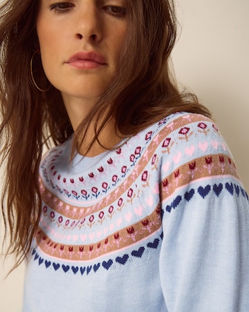 Monsoon Fia Fair Isle Knit Jumper
