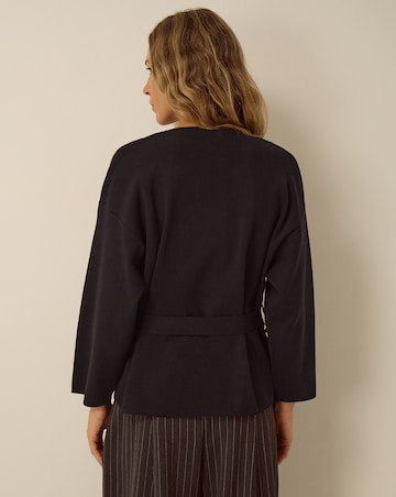 Monsoon Bess Belted Knit Jacket