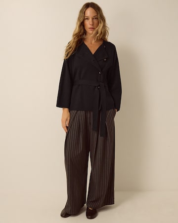Monsoon Bess Belted Knit Jacket