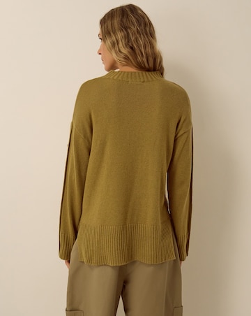Monsoon Bree Button Knit Jumper