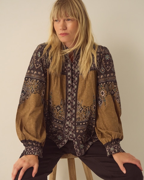 Monsoon Branwen Floral Print Blouse