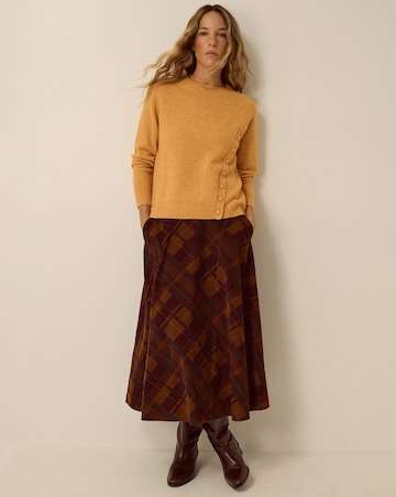 Monsoon Bray Asymmetrical Button Jumper