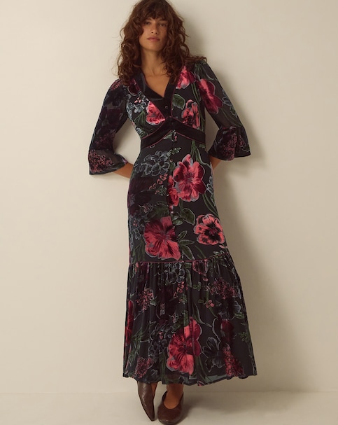 Monsoon Anya Floral Maxi Dress