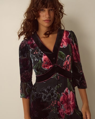 Monsoon Anya Floral Maxi Dress