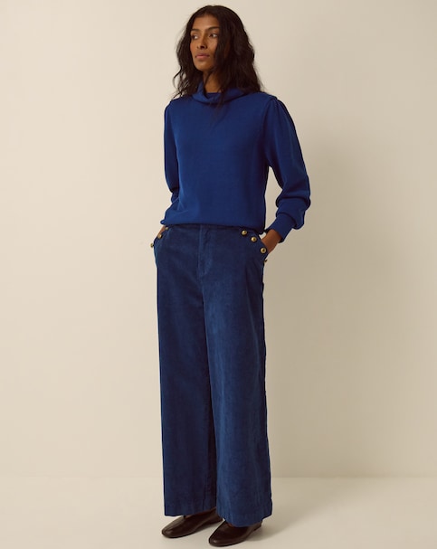 Monsoon Lucy Corduroy Wide Leg Trousers