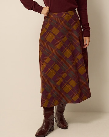 Monsoon Melinda Corduroy Midi Skirt