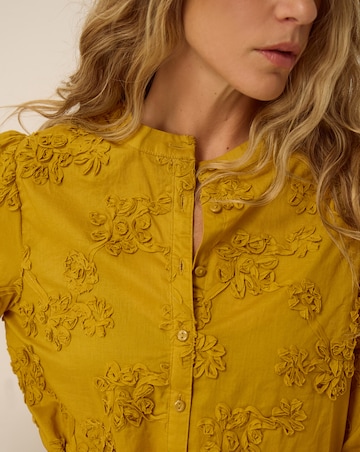 Monsoon Blair Floral Applique Blouse