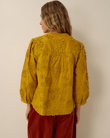Monsoon Blair Floral Applique Blouse