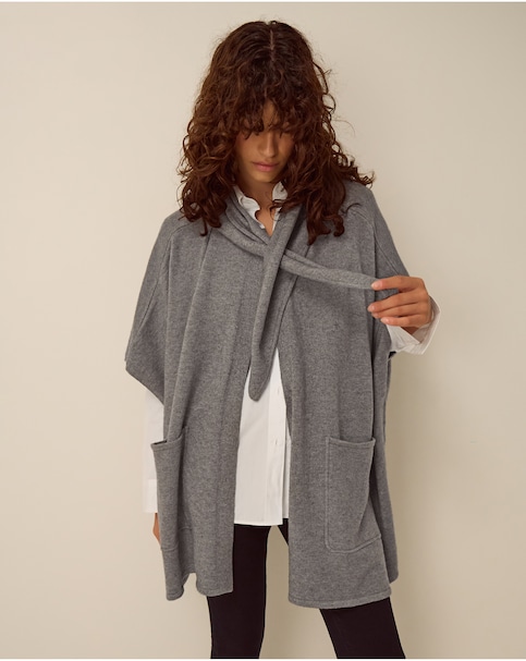 Monsoon Samia Knitted Scarf Cape