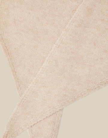 Monsoon Fae Knitted Triangle Scarf