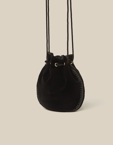 Monsoon Hope Tassel Velvet Pouch Bag