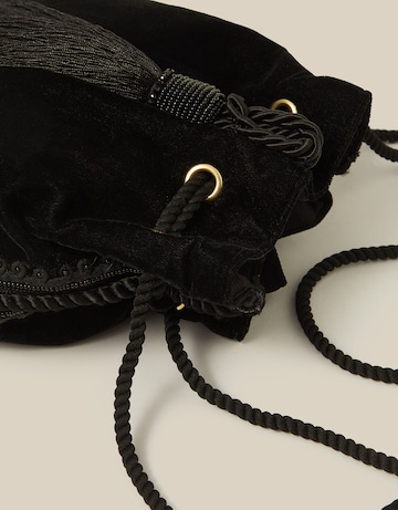 Monsoon Hope Tassel Velvet Pouch Bag