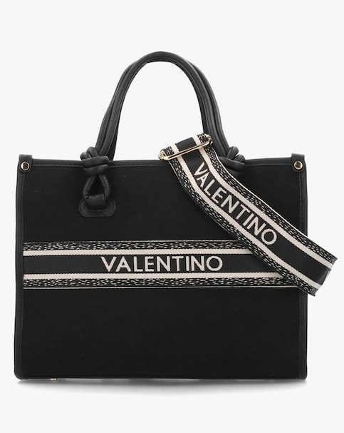 Valentino Bags Winter Aella Black Shopper Bag