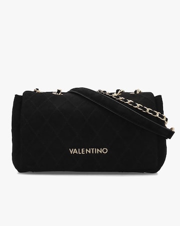 Valentino Bags Makena Black Flapover Shoulder Bag