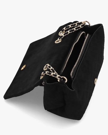 Valentino Bags Makena Black Flapover Shoulder Bag