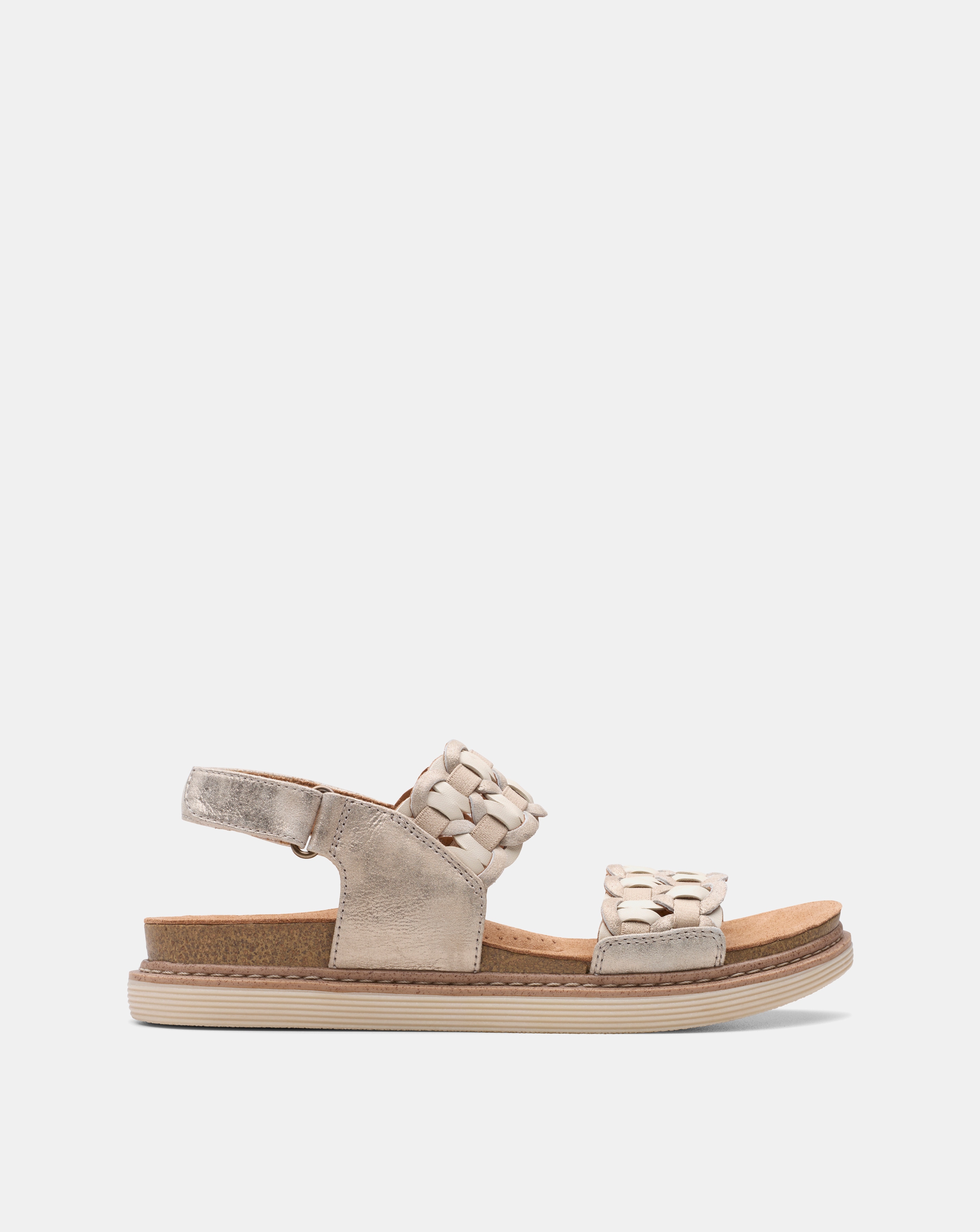 Clarks Arwell Leather Sandal D Fit