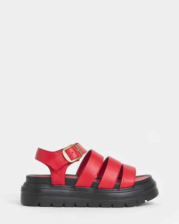 Heavenly Feet Saffron Fisherman Chunky Sandals - Wide Fit (E)