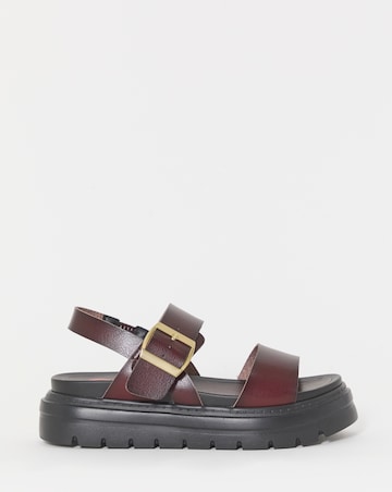Heavenly Feet Indigo Buckle Sandals - Wide Fit (E)