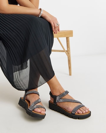 Heavenly Feet Fresco Strappy Sandals - Wide Fit (E)