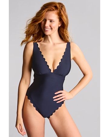 Swimwear Taylor Non Wired Swimsuit Signature Ink Blue