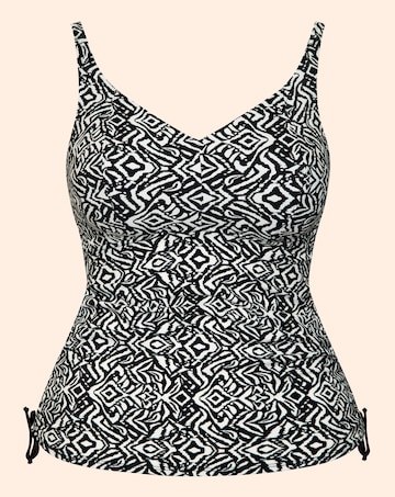 Curvy Kate Swim Wild Horizon Non-Wired Multiway Tankini Top