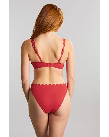 Panache Swim Spirit Red Lauren Plunge Bikini Top