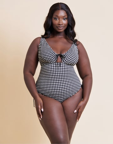 Curvy Kate Holiday Check Non-Wired Swimsuit