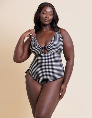 Curvy Kate Holiday Check Non-Wired Swimsuit